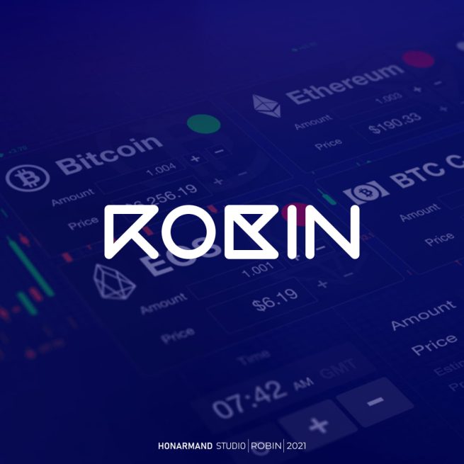 طراحی لوگو ارزدیجیتال روبین 1