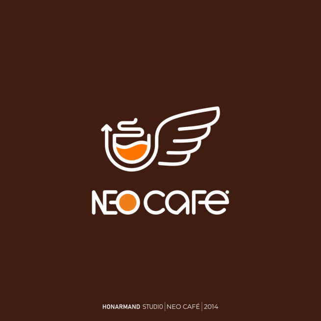 طراحی لوگو نئو کافه 12