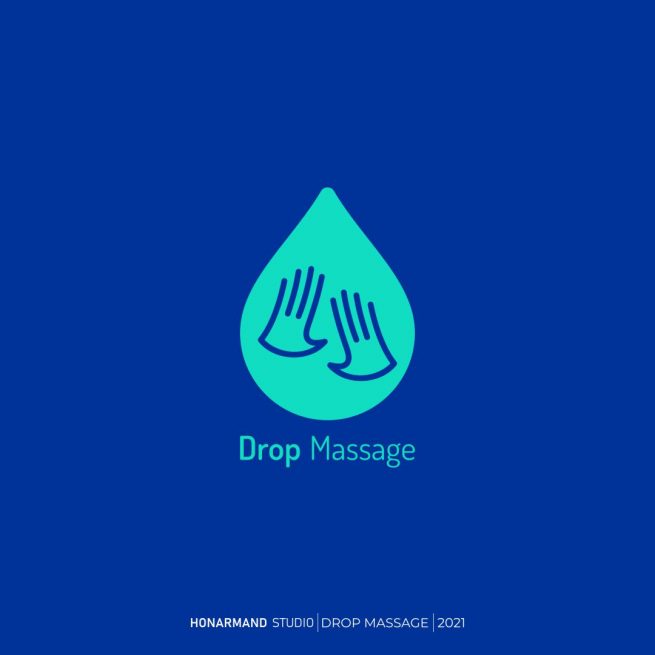 طراحی لوگو و لوگوتایپ دراپ ماساژ 1