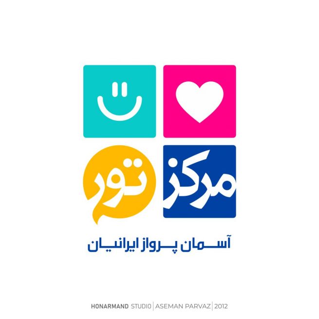 طراحی لوگو و لوگوتایپ مرکز تور 1