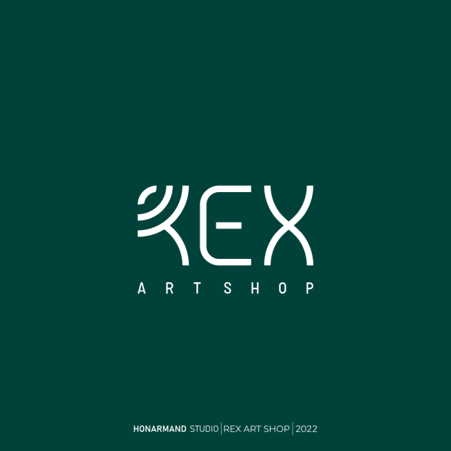 طراحی لوگوتایپ گالری دکوراسیون رکس 1