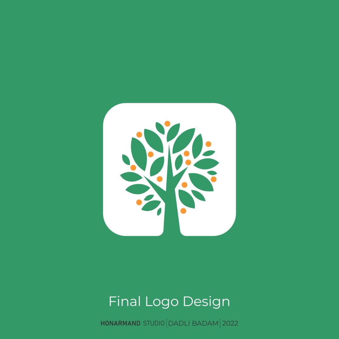 طراحی لوگو و لوگوتایپ آجیلی و خشکبار دادلی بادام 8