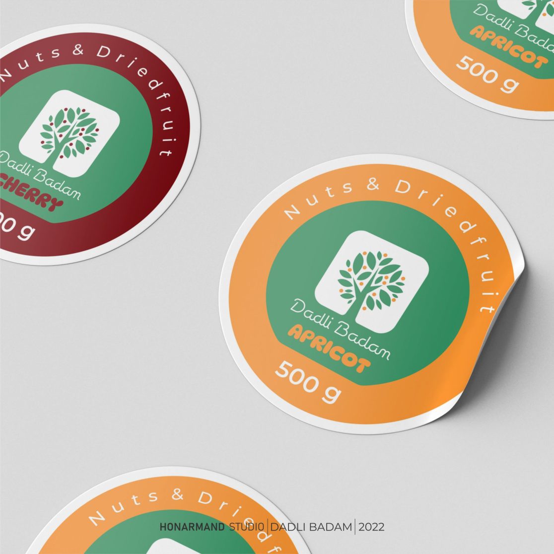 طراحی لوگو و لوگوتایپ آجیلی و خشکبار دادلی بادام 9