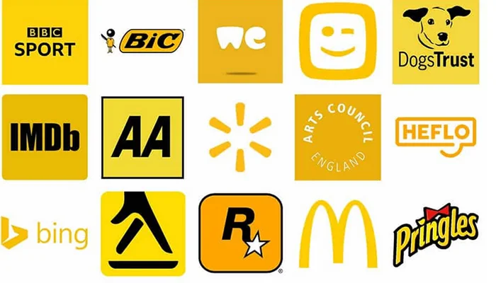 اصول طراحی لوگو زرد