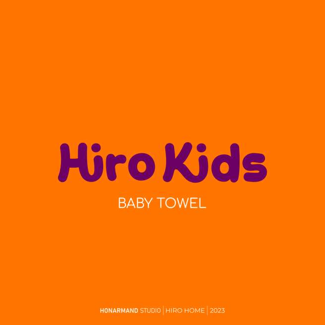 لوگوتایپ حوله بچه گانه هیرو کیدس 5