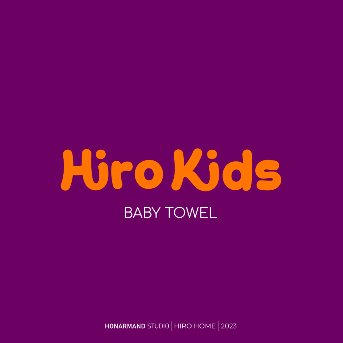 لوگوتایپ حوله بچه گانه هیرو کیدس 6