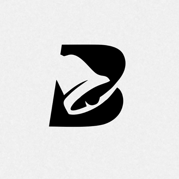 طراحی لوگو حرف B