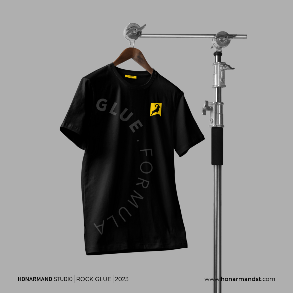 طراحی لوگو چسب راک 19