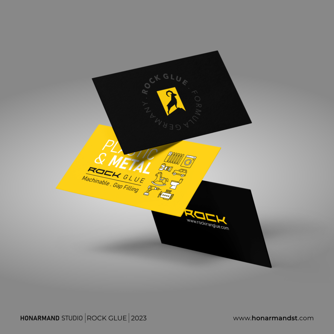 طراحی لوگو چسب راک 20