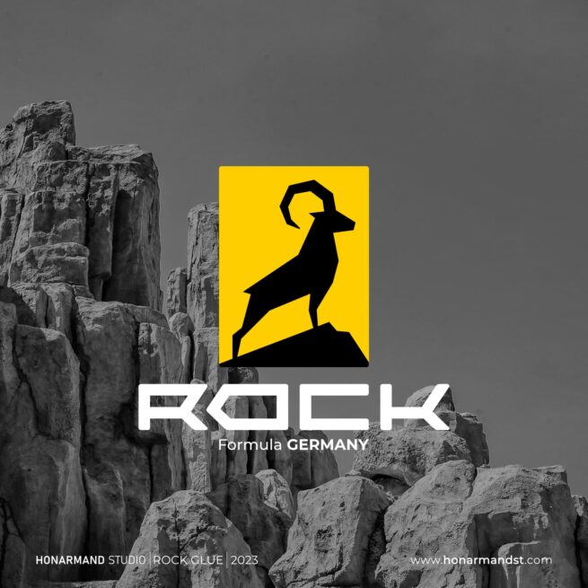 طراحی لوگو چسب راک 5