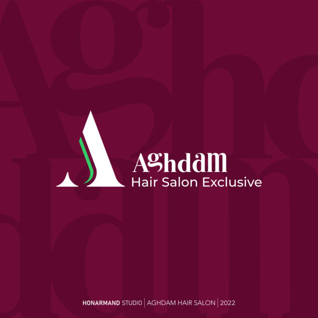 طراحی لوگوی سالن آرایشی اقدم