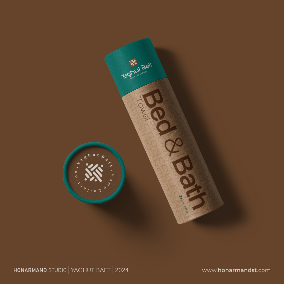 طراحی لوگوی کارخانه حوله یاقوت بافت 1